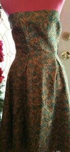 Cynthia Rowley strapless tea dress