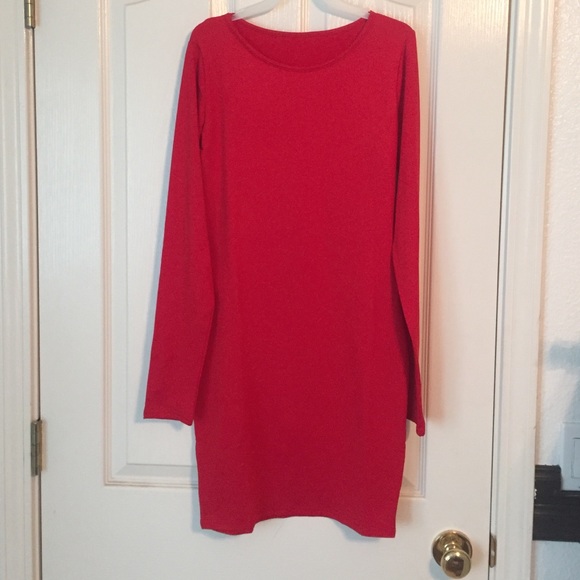 One sleeve red dress - Picture 1 of 1