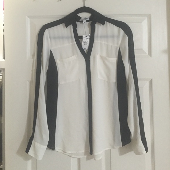 Express - Portofino Button Down Shirt - Picture 1 of 4