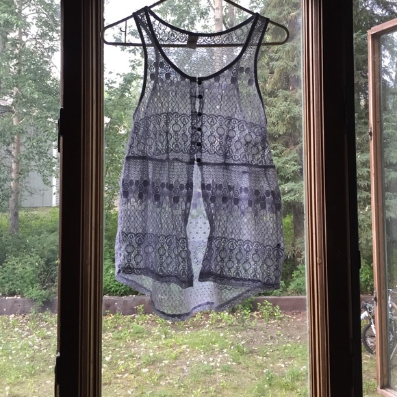 Lace tank top