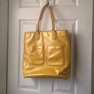 J. Crew Patent leather tote