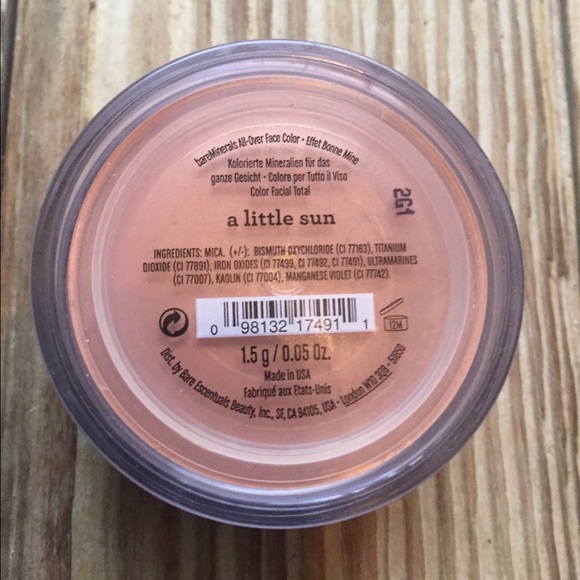 BareMinerals all over the face color a little sun