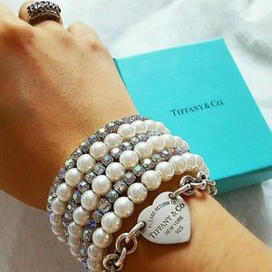 AUTHENTIC Return to Tiffany Heart Tag Bracelet
