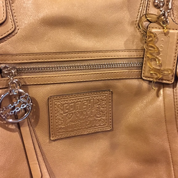 Golden Tan leather Coach purse - Picture 2 of 4