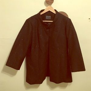 Chanel tweed two button blazer