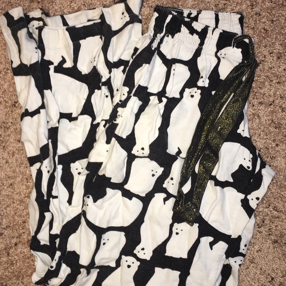 Polar bear pajama bottoms