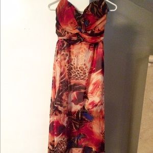 Strap-Less Maxi Dress