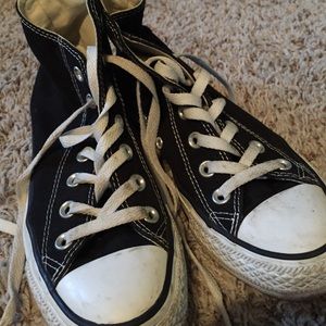 Black converse high tops