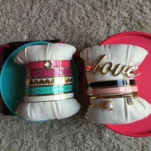 Kate spade bangles.