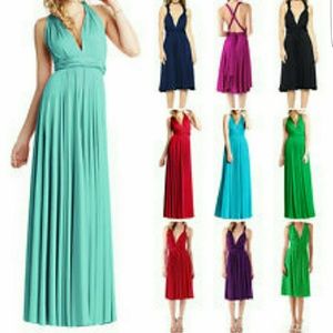 Awesome Blue Convertible Dress