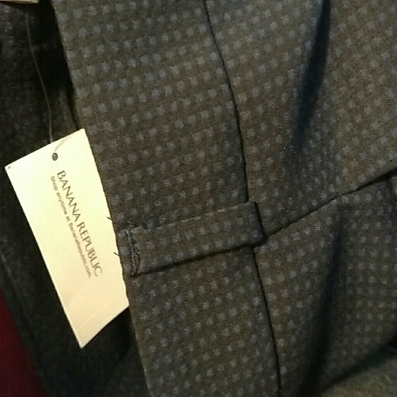 banana republic straight pants blue career 12 lg - Picture 2 of 3