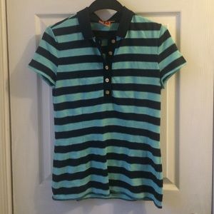 Tory Burch Striped Polo