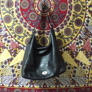 Black Fossil Hobo bag