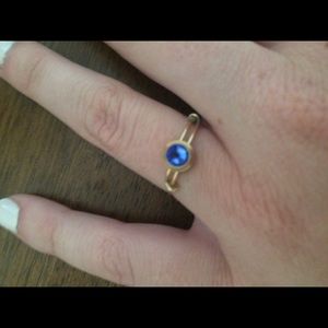 Alex and ani ring blue