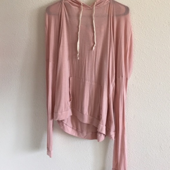 Brandy Melville pink Layla hoodie