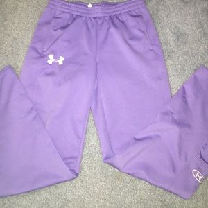 under armour sweatpants!