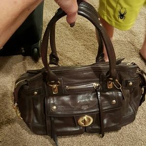 Coach leather handbag