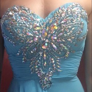 Light blue gown/prom dress