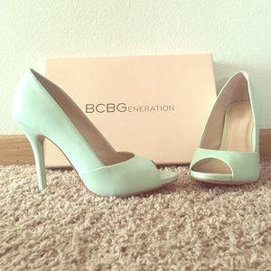 BCBGeneration peep-toe heels