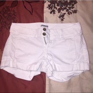 Really cute white Express Shorts