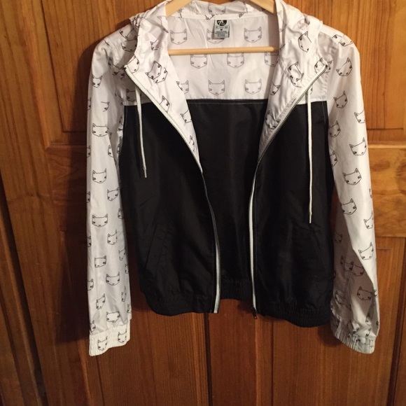 White and black Wind breaker!