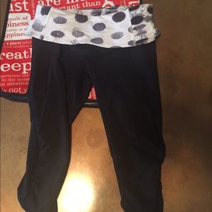 Lululemon inspire run crop size 6.