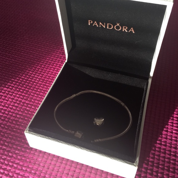 Pandora Bracelet and Heart Charm