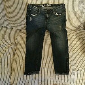 Bullhead Ripped Jean's with zippers