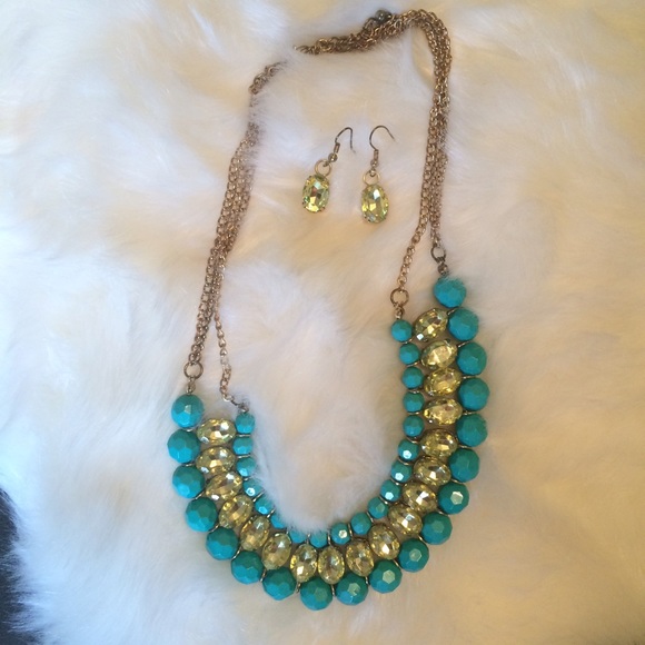 Earring and necklace set