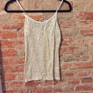 Tight sparkly tank top