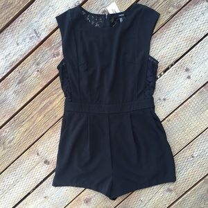 NWT Forever 21 Black Romper