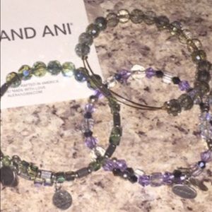 3 Alex and Ani Swarovski Wraps, 1 is missing tags