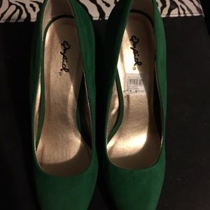 Emerald Green Heels