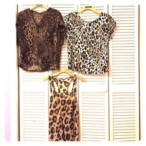 Forever 21 Leopard Shirts