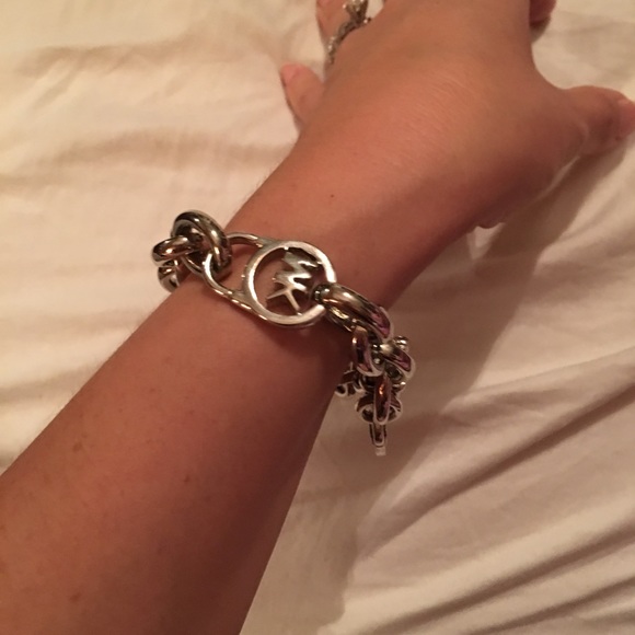 Michael Kors Silver Toggle Lock Bracelet - Picture 3 of 3