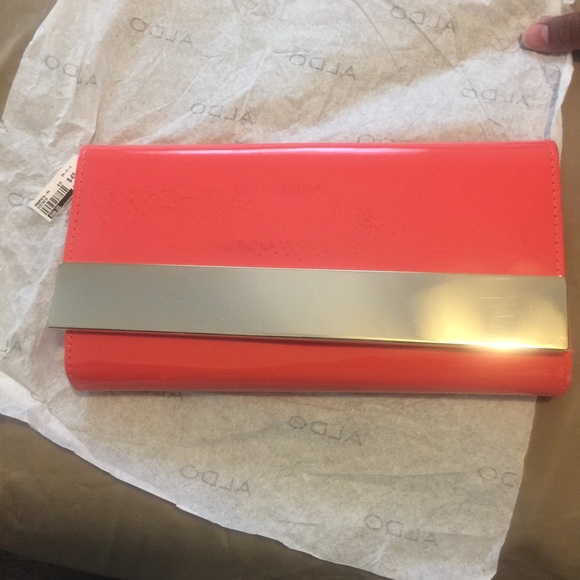 Coral Aldo clutch