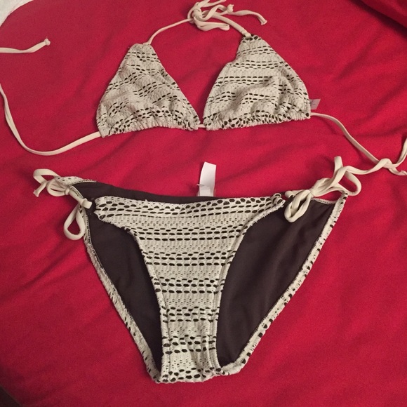 Brown and gold Bikini from Old Navy