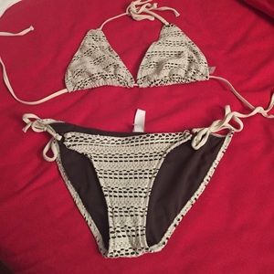 Brown and gold Bikini from Old Navy