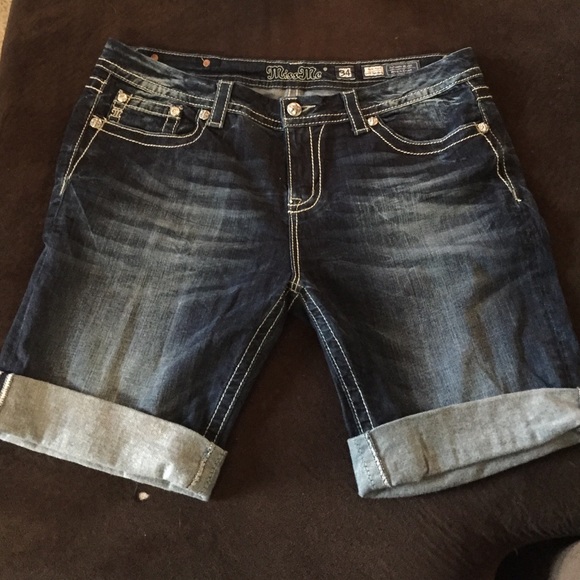 Miss Me Bermuda Shorts