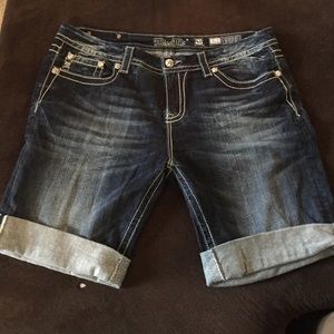 Miss Me Bermuda Shorts