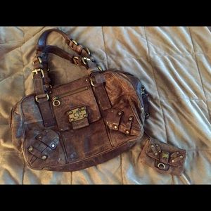 Juicy Couture Lock It Want It Satchel & Coin Purse