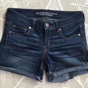 American Eagle Blue Jean Shorts
