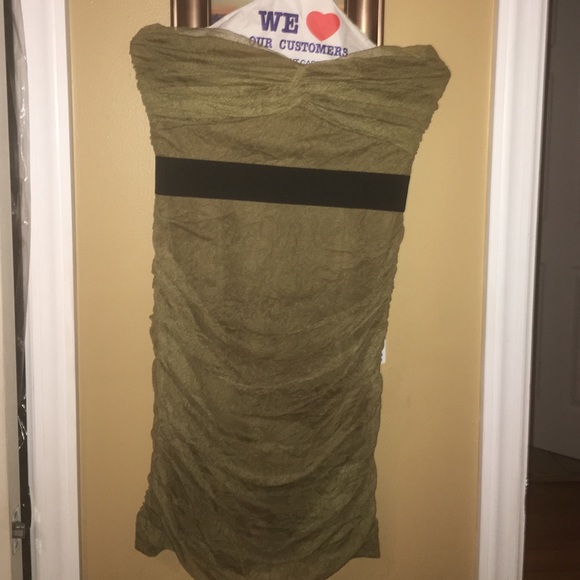 Victoria's Secret mesh strapless tube dress,