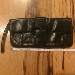 Hobo international Black clutch with wristlet