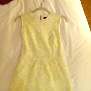 Neon lace patterned dolce vita dress