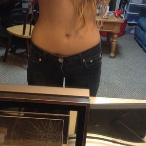 Faded black FreePeople skinnys