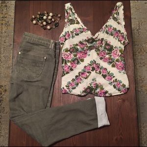 Floral Crop Top