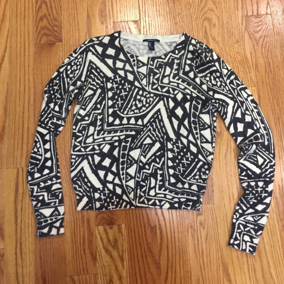 Forever 21 printed sweater
