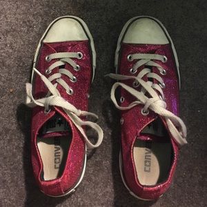 Pink Sparkle Converse