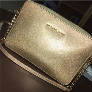 ❌SOLD❌ Michael Kors Pale Gold Crossbody